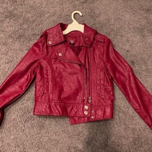 Jou jou leather jacket